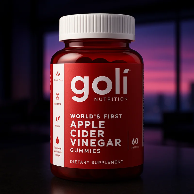 Goli Apple Cider Vinegar Gummies, 60 count — from Amazon listing