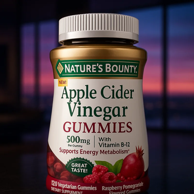 Nature's Bounty Apple Cider Vinegar Gummies, 120 count — from Amazon listing