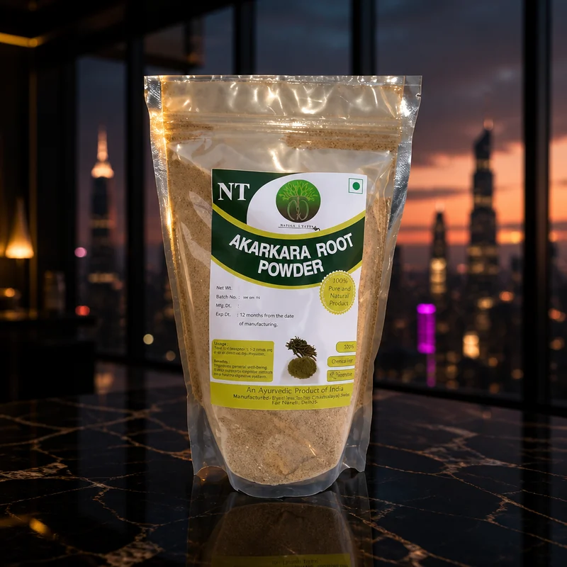 Generic Akarkara Root Powder Anacyclus pyrethrum Pellitory Roots - 100 Gm — product