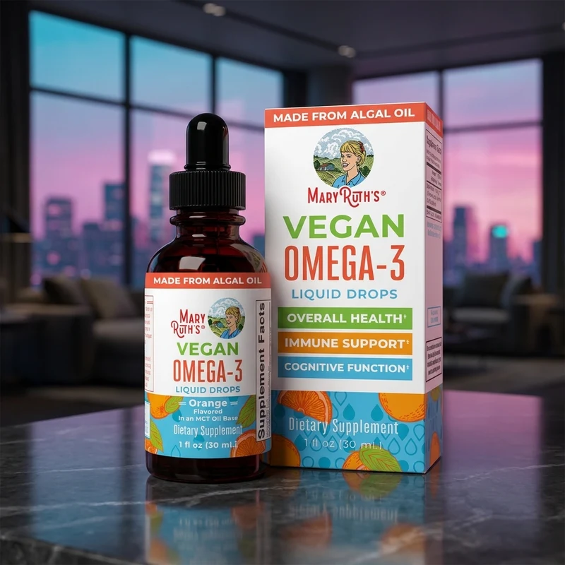 MaryRuth Organics Omega-3 Liquid Drops orange 1 oz bottle — from the Amazon listing