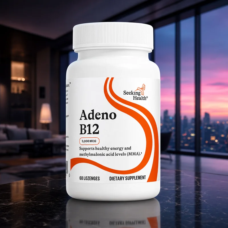 Seeking Health Adeno B12 3000 mcg - 60 Lozenges