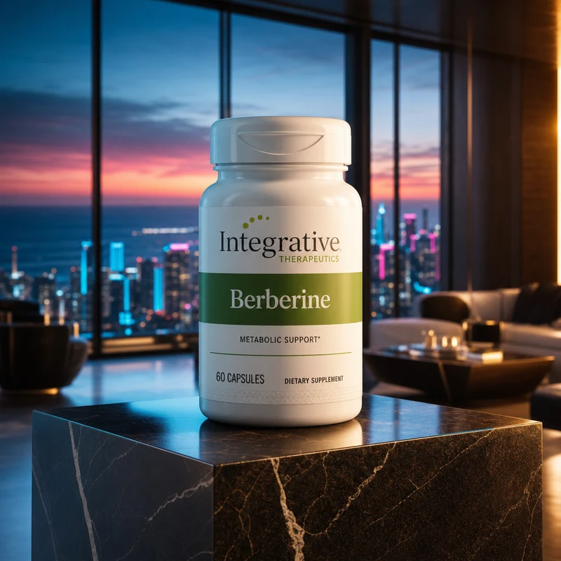 Integrative Therapeutics Berberine 500 mg capsules — bottle from clinician channel