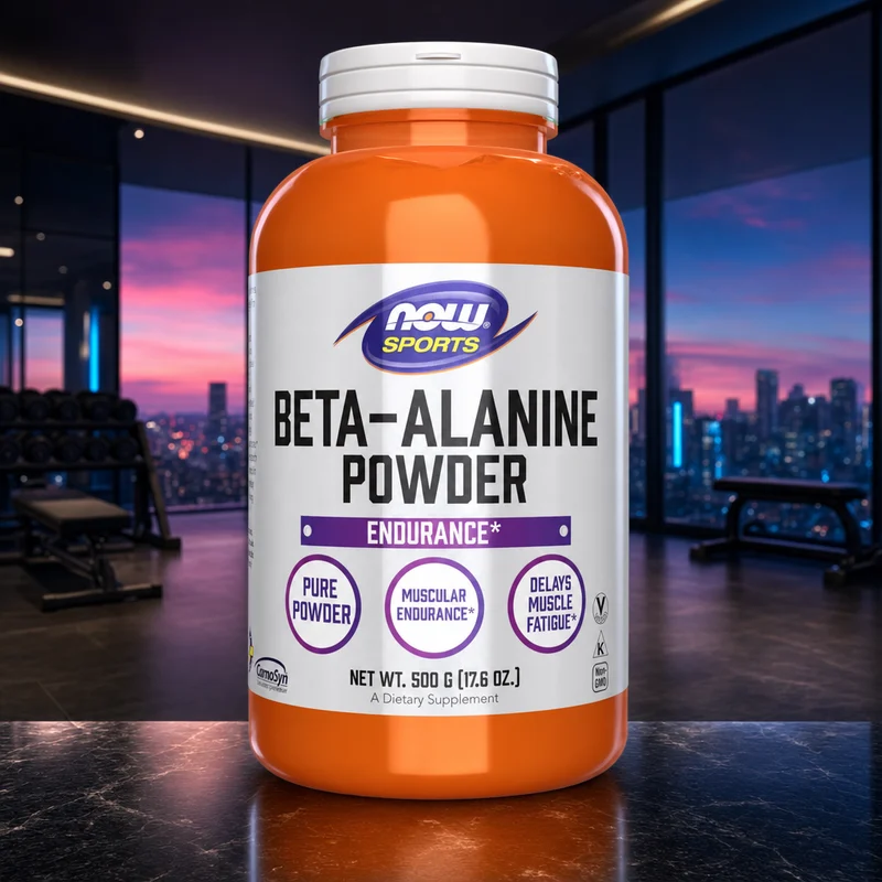 NOW Sports Beta-Alanine Pure Powder, 2,000 mg, 500 g tub — from the Amazon listing