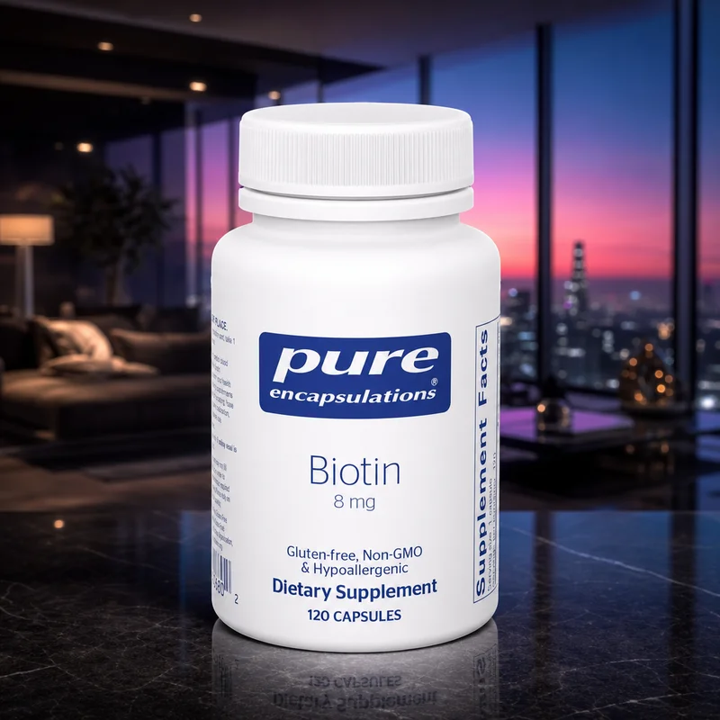 Pure Encapsulations Biotin 8 mg, 120 Capsules