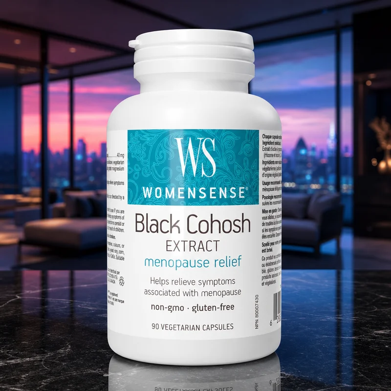 Natural Factors WomenSense Black Cohosh Extract 40 mg, 90 Vegetarian Capsules