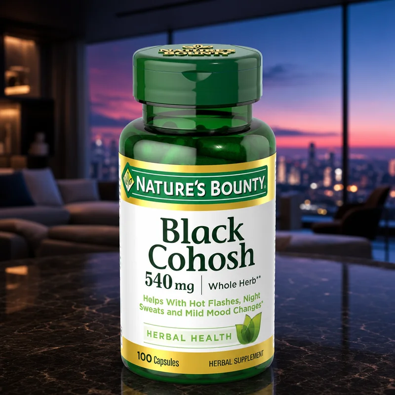 Nature's Bounty Black Cohosh Root, 540 mg, 100 Capsules