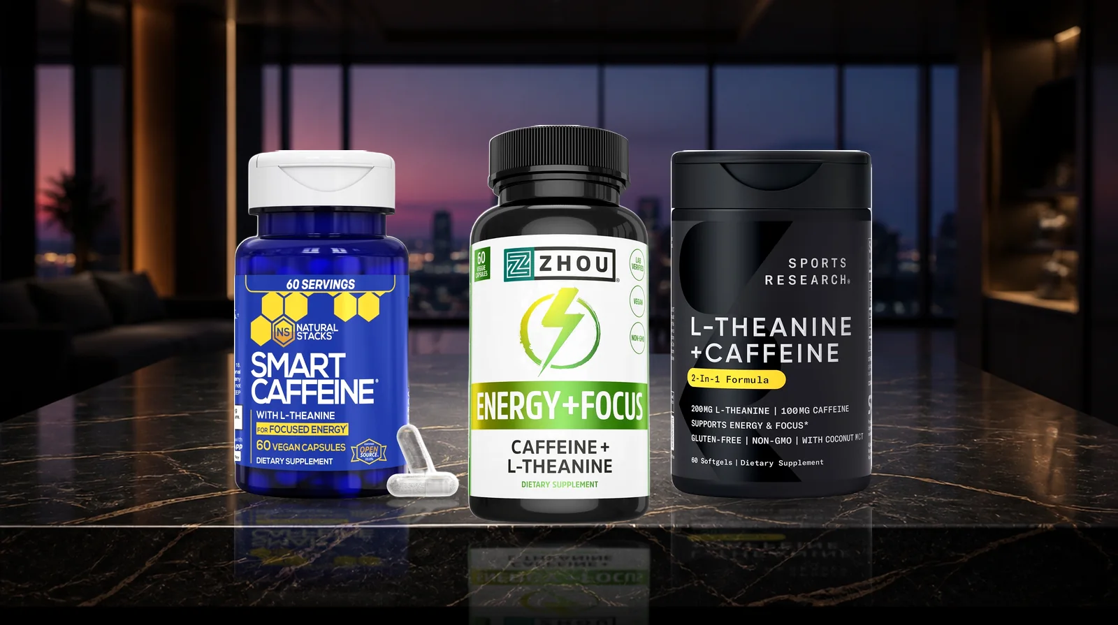 Top 8 Best Caffeine + L-Theanine Supplements for Cognition & Focus (2026)