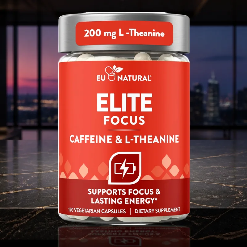 Eu Natural Elite Focus Caffeine + L-Theanine — product
