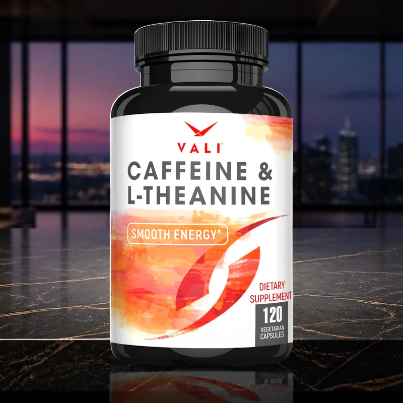 VALI Caffeine 50 mg & L-Theanine 100 mg — product
