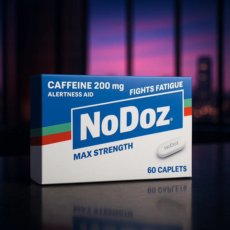 NoDoz Maximum Strength 200mg Caffeine Pills, 120 caplets — from Amazon listing
