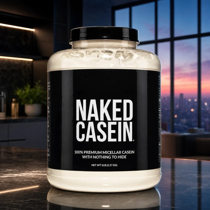 Naked Casein Micellar Casein Protein Powder, Unflavored, 5 lb bag — from the Amazon listing