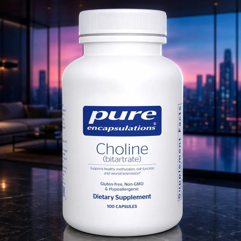 Pure Encapsulations Choline (Bitartrate) 275mg