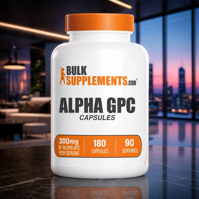 BulkSupplements Alpha GPC Capsules 300mg