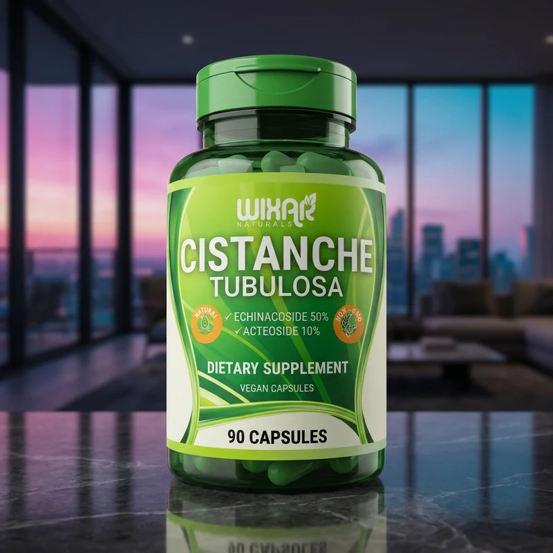 WIXAR Naturals Cistanche Tubulosa 50% Echinacoside bottle — from the Amazon listing