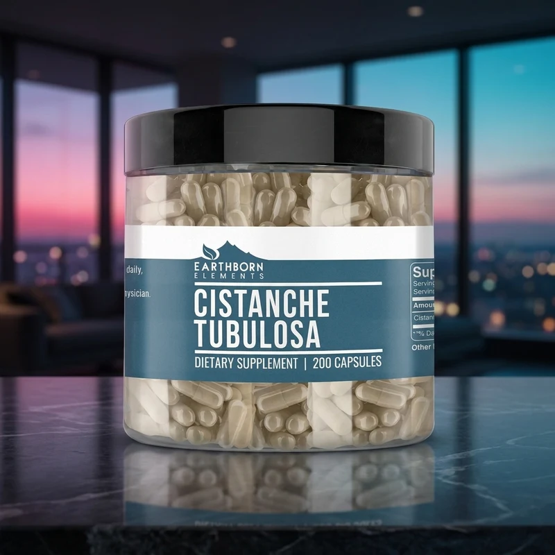 Earthborn Elements Cistanche Tubulosa pure capsules bottle — from the Amazon listing