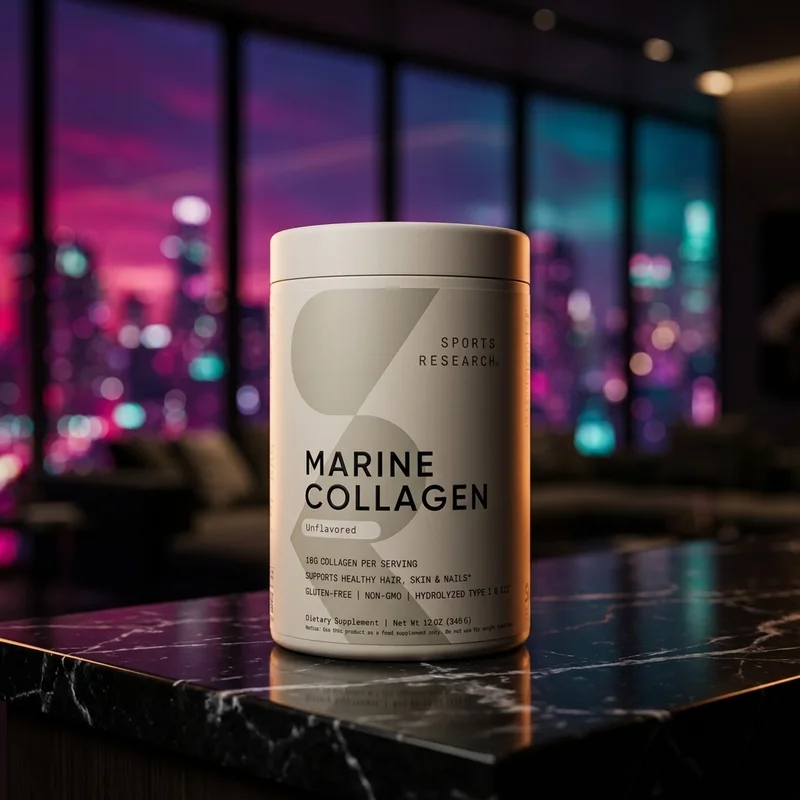 Sports Research Marine Collagen Peptides tub — from Amazon listing