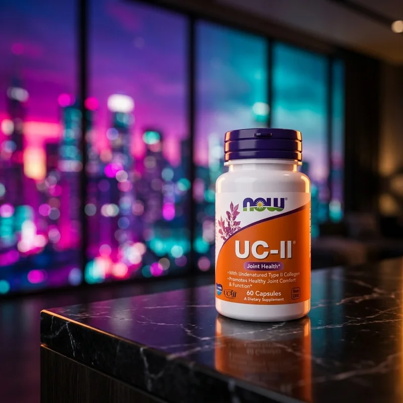 NOW UC-II Undenatured Type II Collagen 40 mg, 60 capsules — from Amazon listing