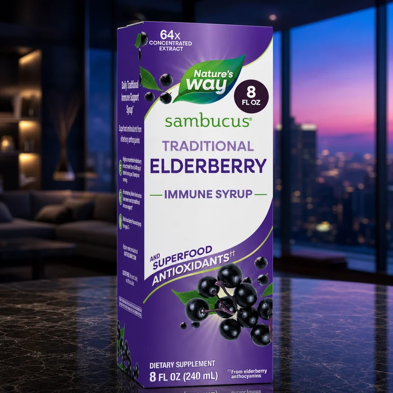 Nature's Way Sambucus Original Traditional Elderberry Syrup