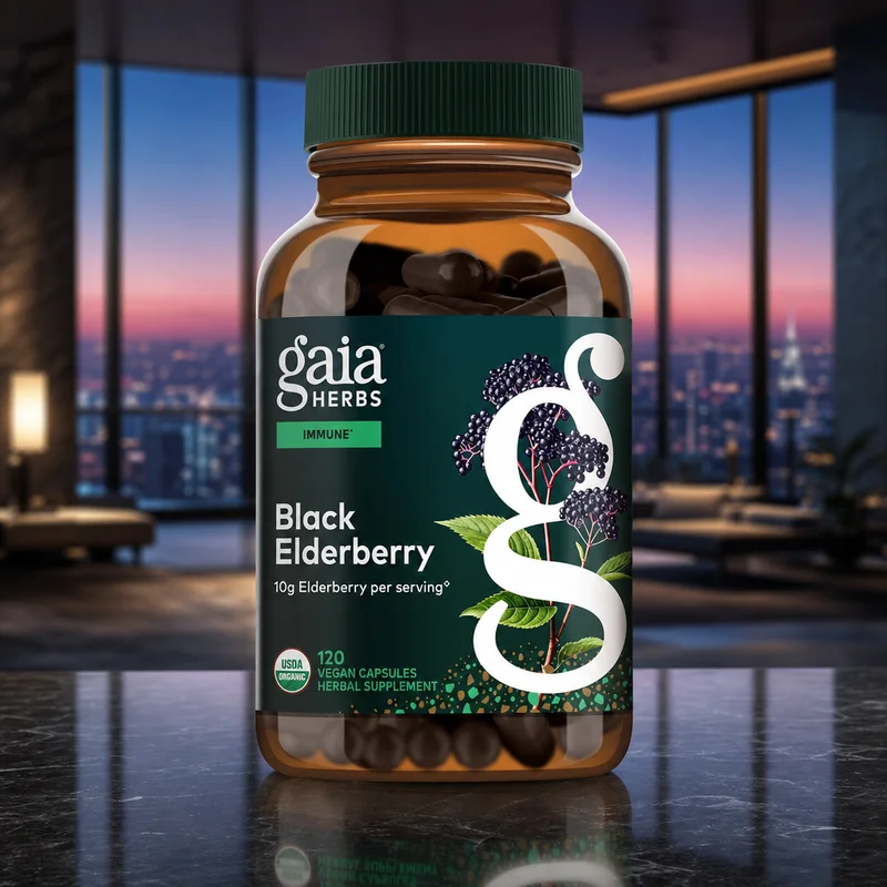 Gaia Herbs Black Elderberry (with Acerola)