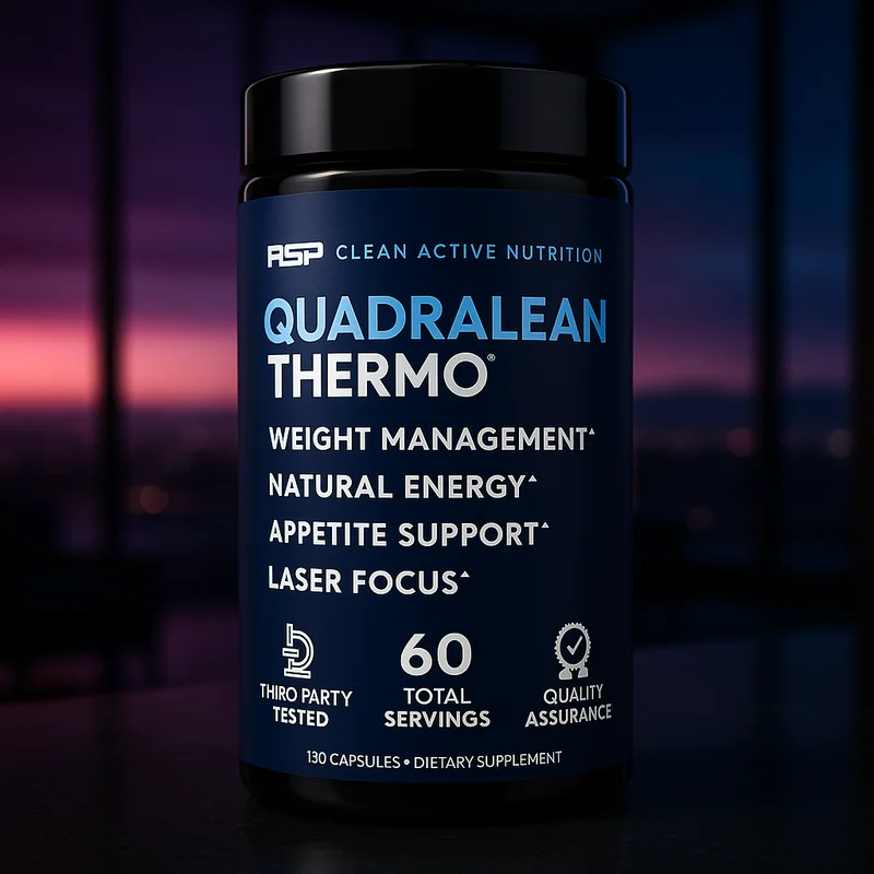 RSP Nutrition QuadraLean Thermogenic Fat Burner, 60 servings — from Amazon listing