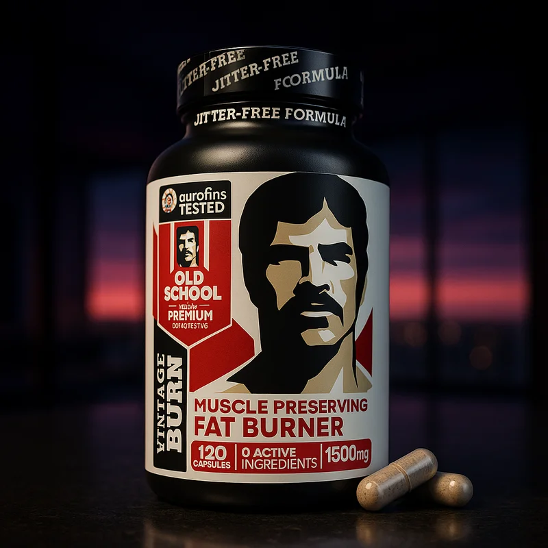 Old School Labs Vintage Burn Thermogenic Fat Burner, 120 capsules — from Amazon listing