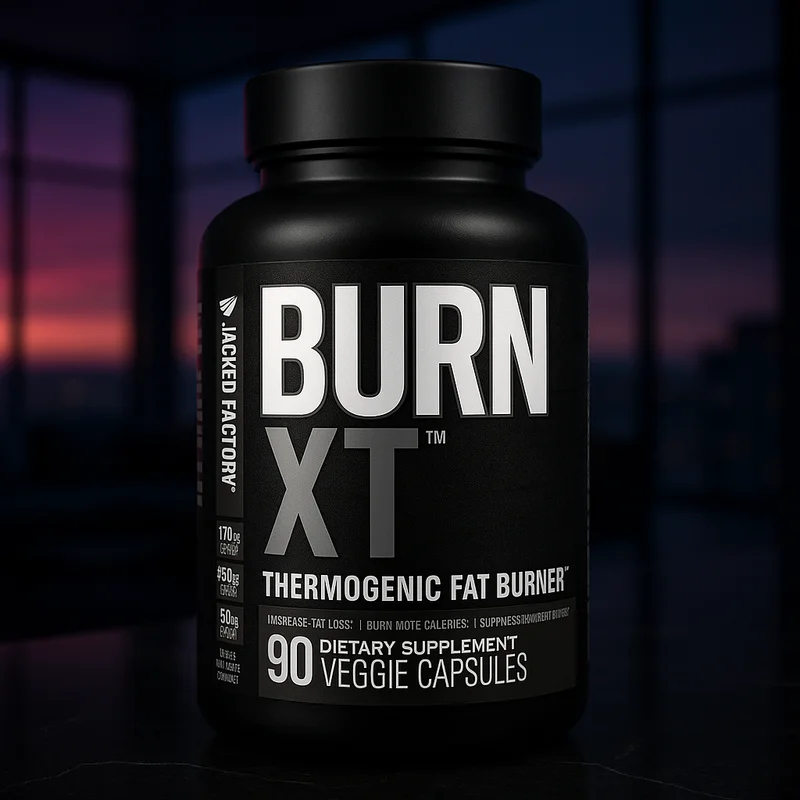 Jacked Factory Burn-XT Black Thermogenic Fat Burner, 90 vegetable capsules — from Amazon listing
