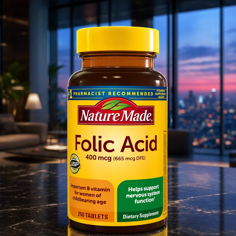 Nature Made Folic Acid 400 mcg (665 mcg DFE)