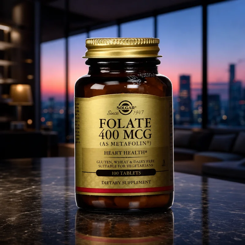 Solgar Folate 666 mcg DFE (Metafolin 400 mcg)