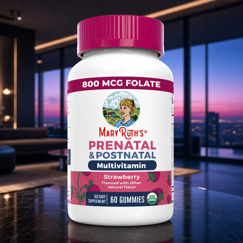 MaryRuth's Organic Prenatal Gummies (Methylfolate 800 mcg DFE)