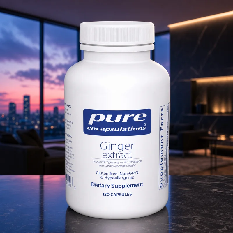 Ginger Root Extract 500mg (Standardized 5% Gingerols), 120 Capsules