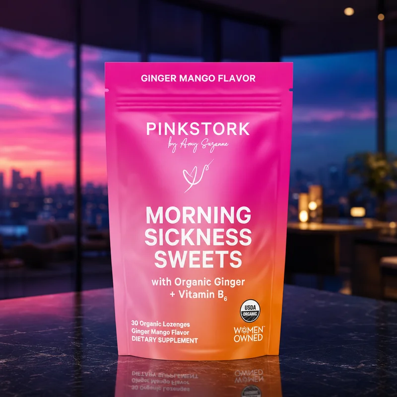 Morning Sickness Sweets, Organic Ginger + Vitamin B6, 30 Wrapped Drops