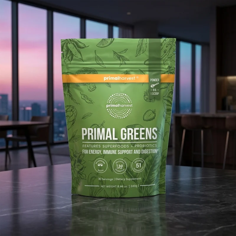Primal Harvest Primal Greens tub — from the Amazon listing