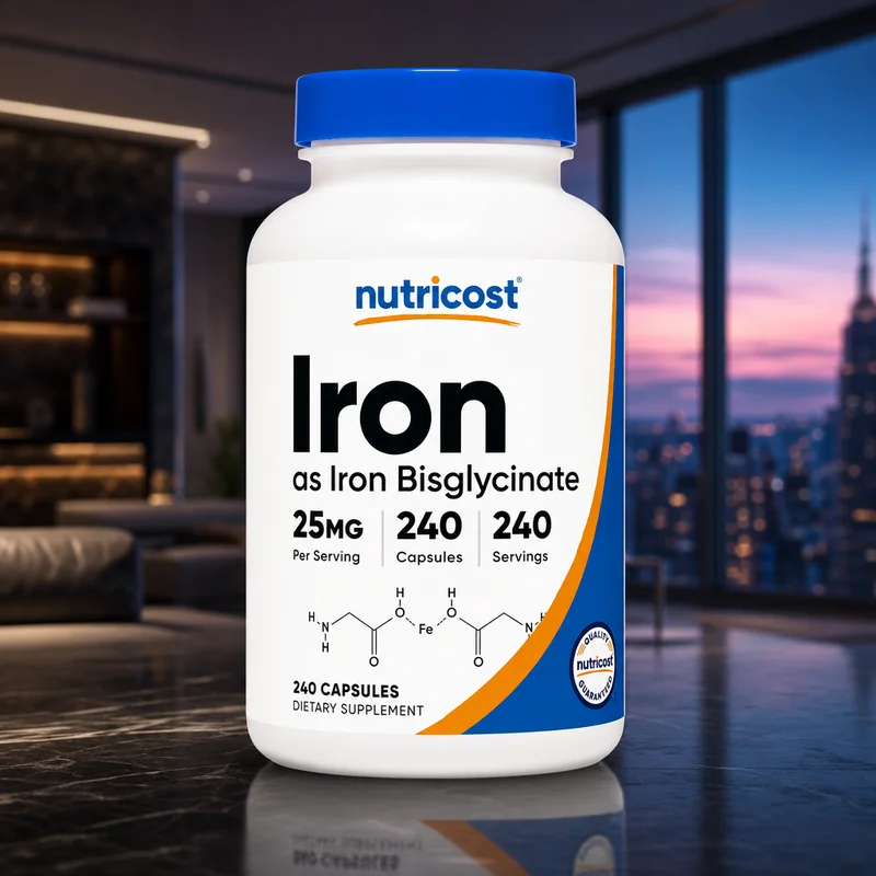 Nutricost Iron Bisglycinate 25 mg