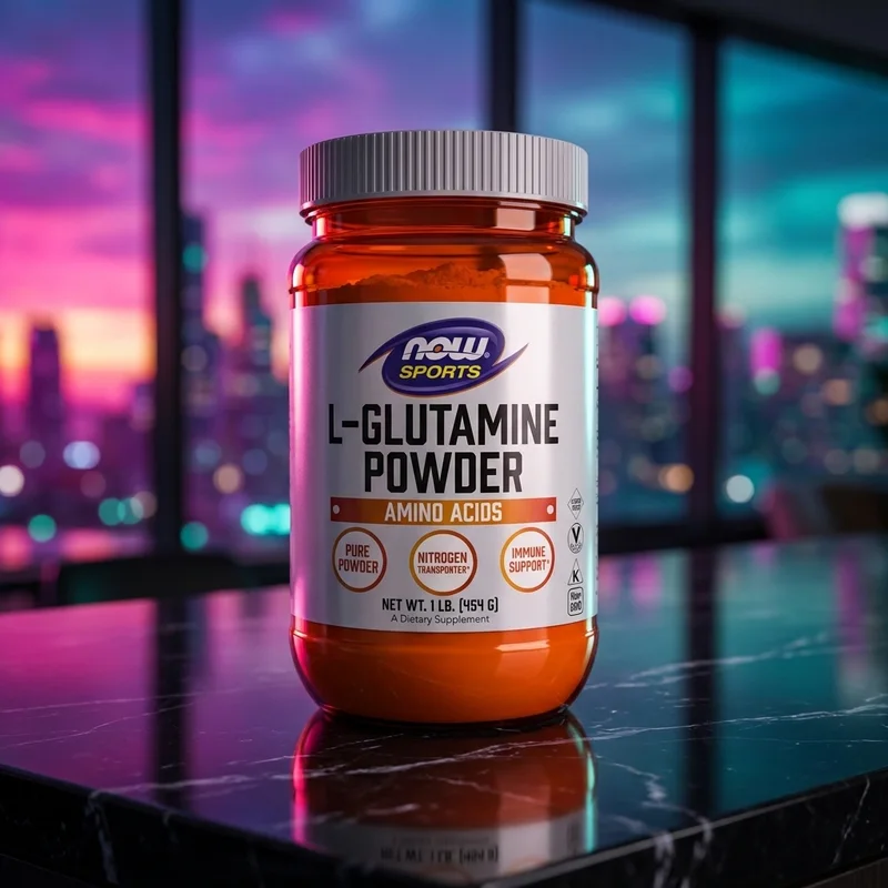 NOW Sports L-Glutamine Pure Powder