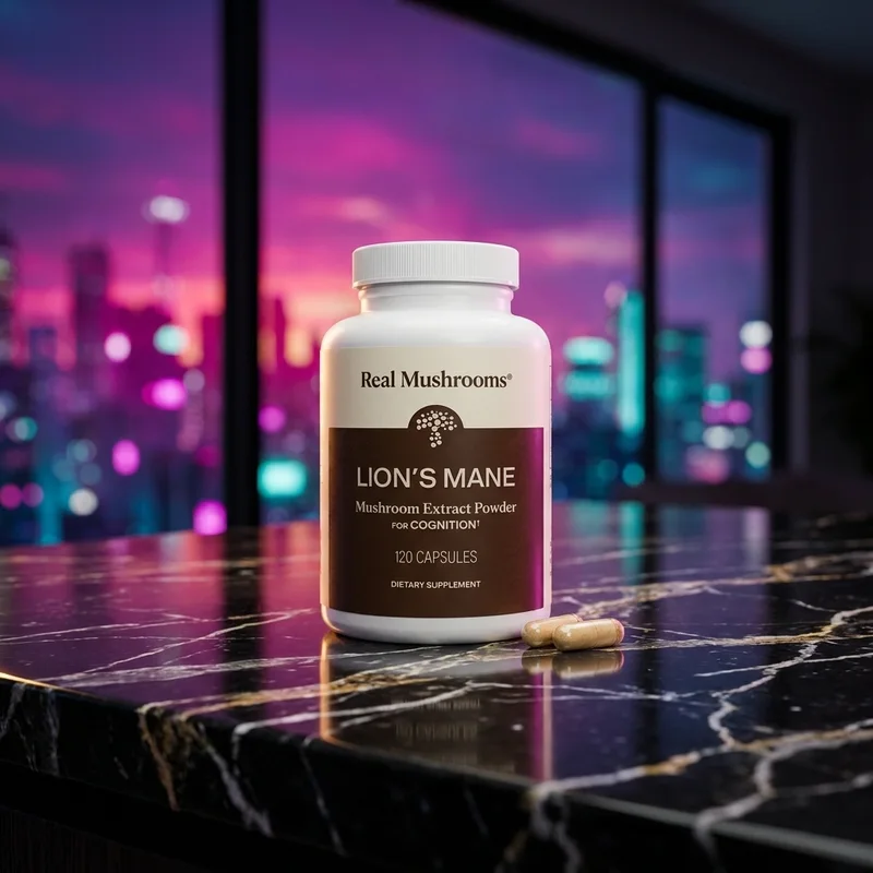 Real Mushrooms Lion's Mane Mushroom Cognition