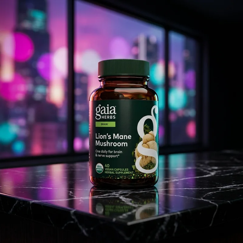 Gaia Herbs Lion's Mane Mushroom