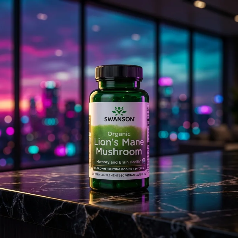 Swanson Organic Lion's Mane Mushroom 500 mg