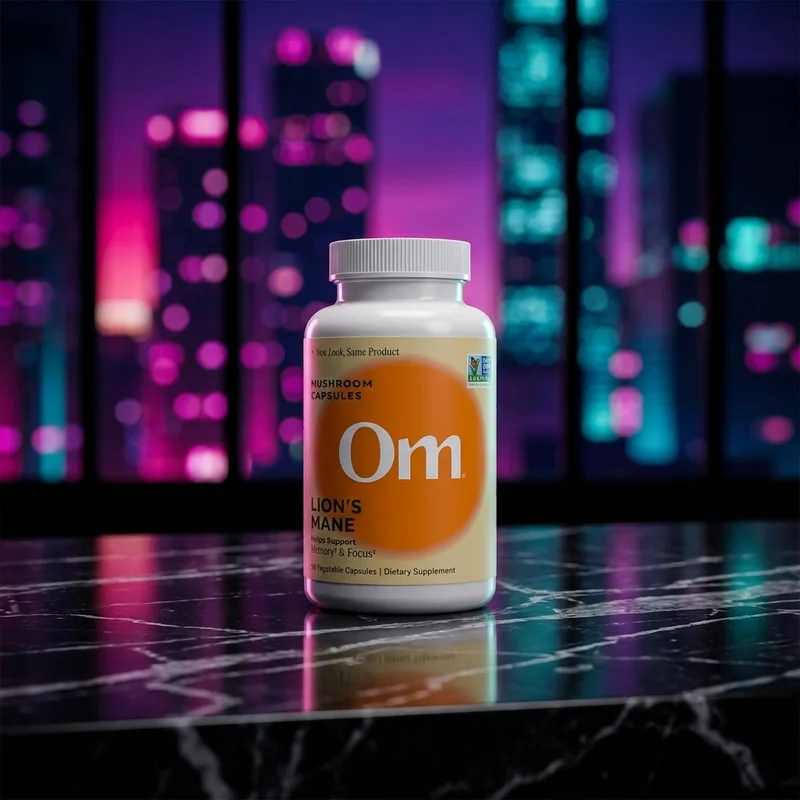 Om Mushroom Superfood Lion's Mane Capsules