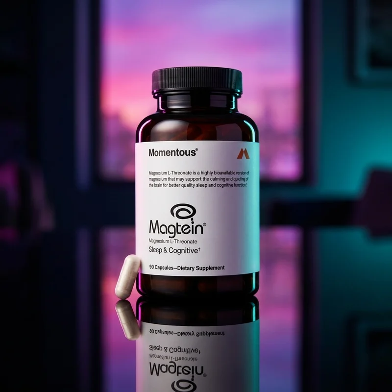 Momentous Magnesium L-Threonate, NSF Certified for Sport — licensed Magtein, athlete-grade