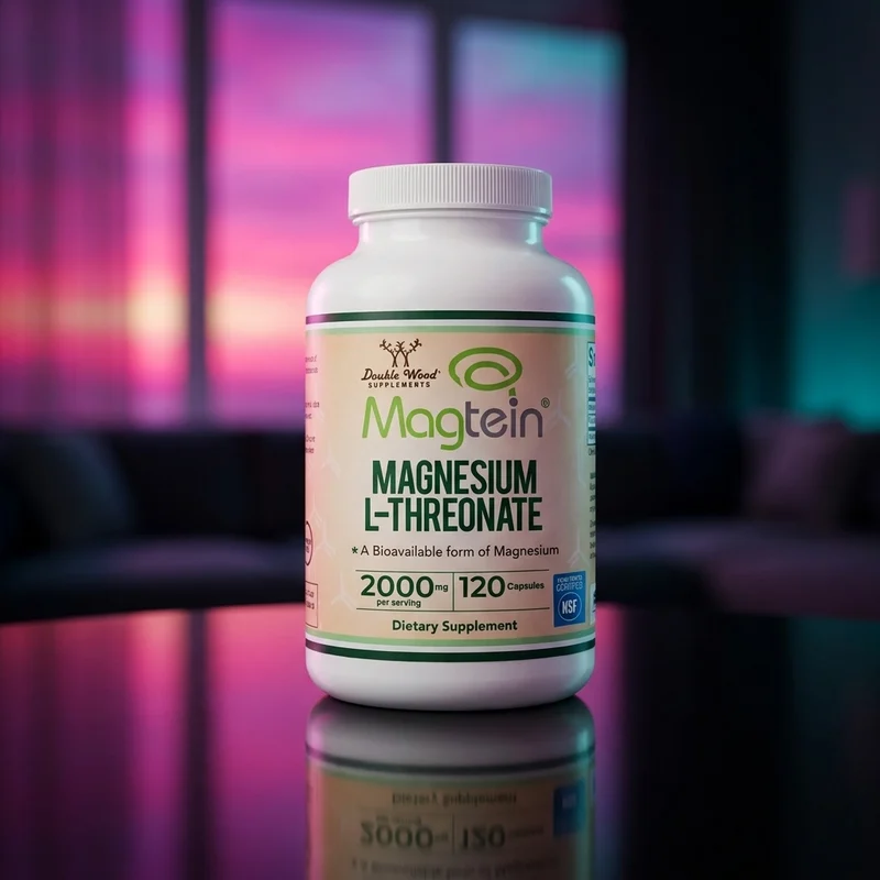 Double Wood Magnesium L-Threonate, 120 capsules — NSF Certified licensed Magtein, the value pick