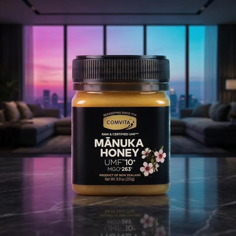 Comvita Manuka Honey UMF 10+ (MGO 263+) 8.8 oz jar — from Amazon listing