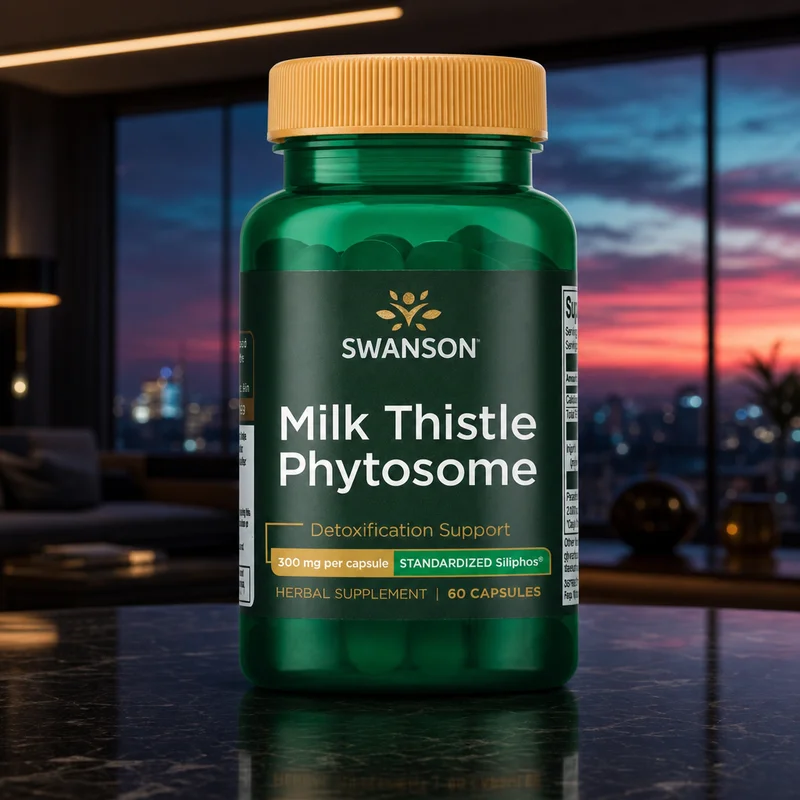 Swanson Siliphos Milk Thistle Phytosome (Standardized) 300 mg, 60 Capsules