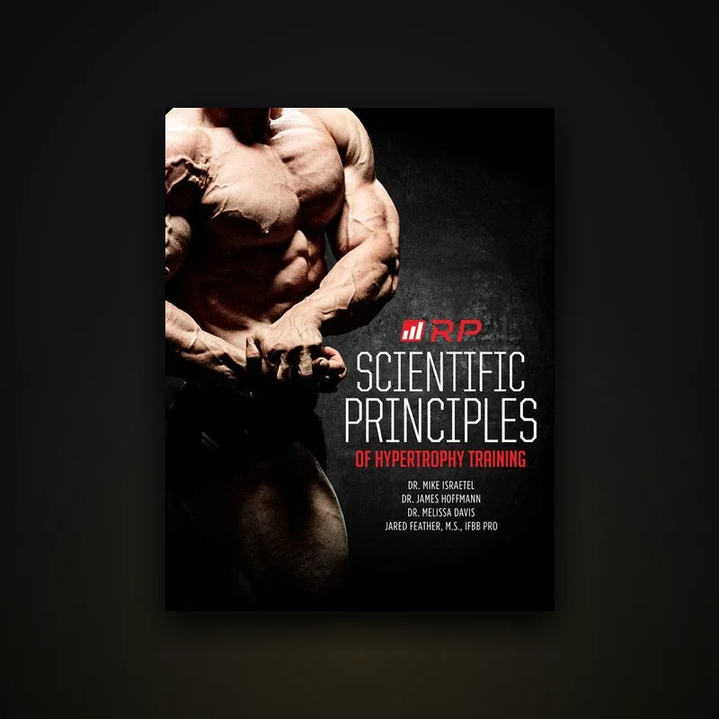 Scientific Principles of Hypertrophy Training by Dr Mike Israetel and Renaissance Periodization, cover — from Amazon listing