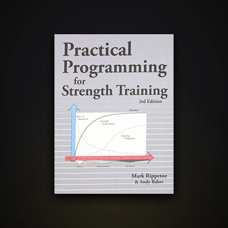 Practical Programming for Strength Training (3rd edition) by Mark Rippetoe and Andy Baker, paperback cover — from Amazon listing