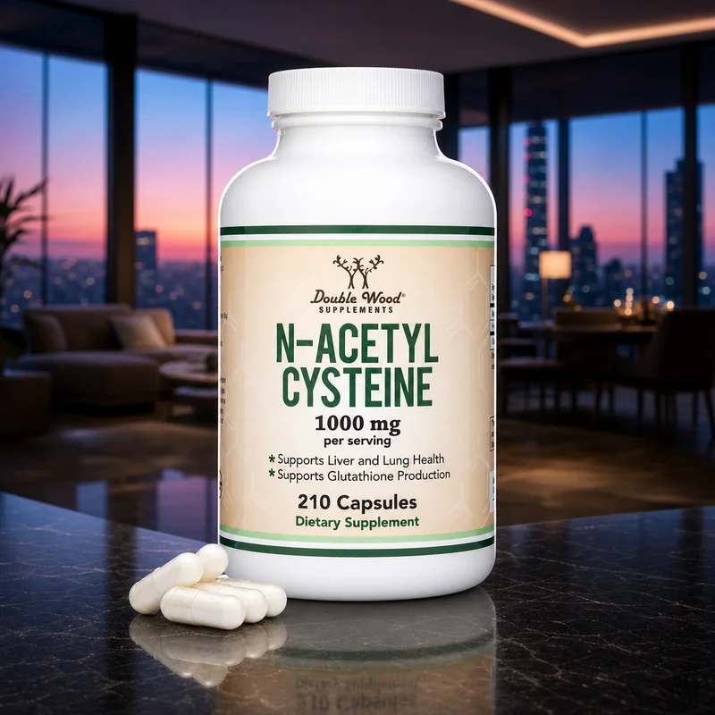 Double Wood NAC 500 mg per cap / 1000 mg per serving, 210 Capsules