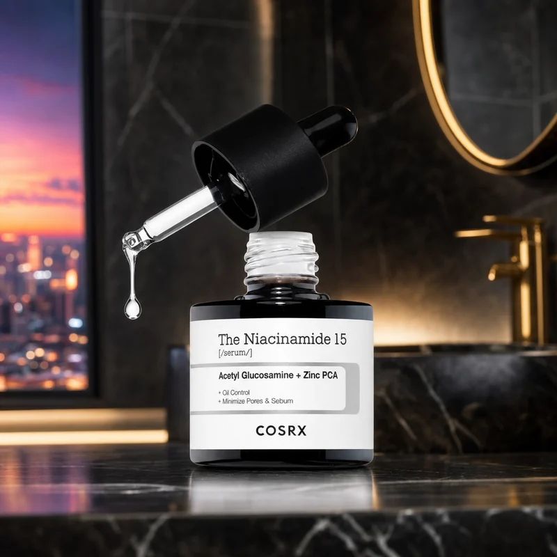 COSRX The Niacinamide 15 Serum with Zinc, 20 ml bottle — from Amazon listing