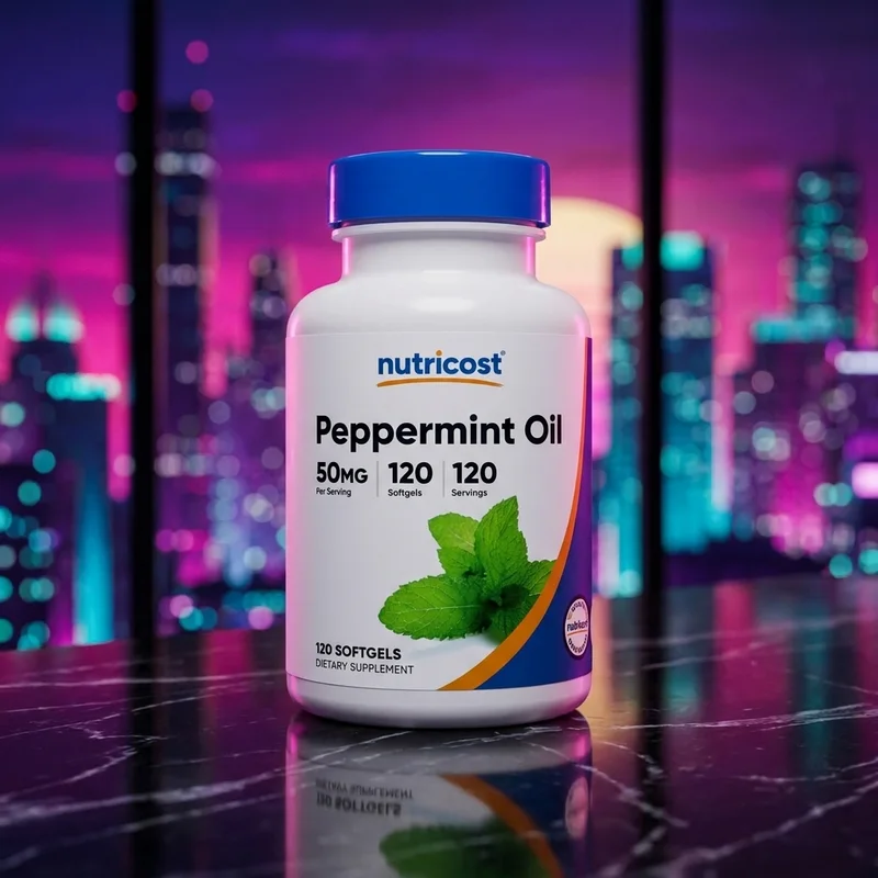 Nutricost Peppermint Oil 50mg, 120ct