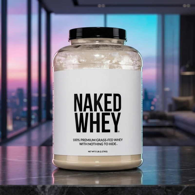 Naked Nutrition Naked Whey Unflavored tub — from the Amazon listing