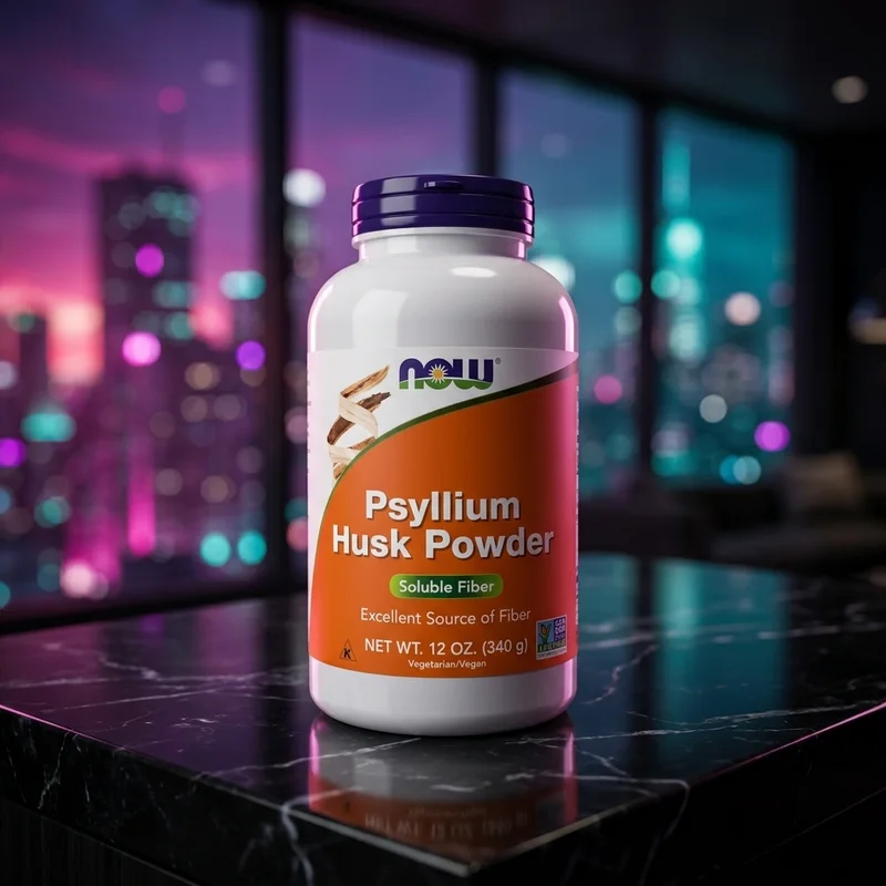 NOW Psyllium Husk Powder, Non-GMO