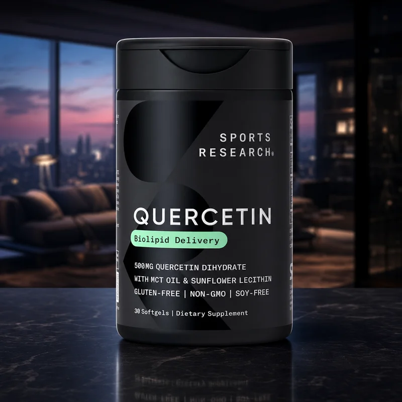 Sports Research Quercetin with Coconut MCT & Sunflower Lecithin